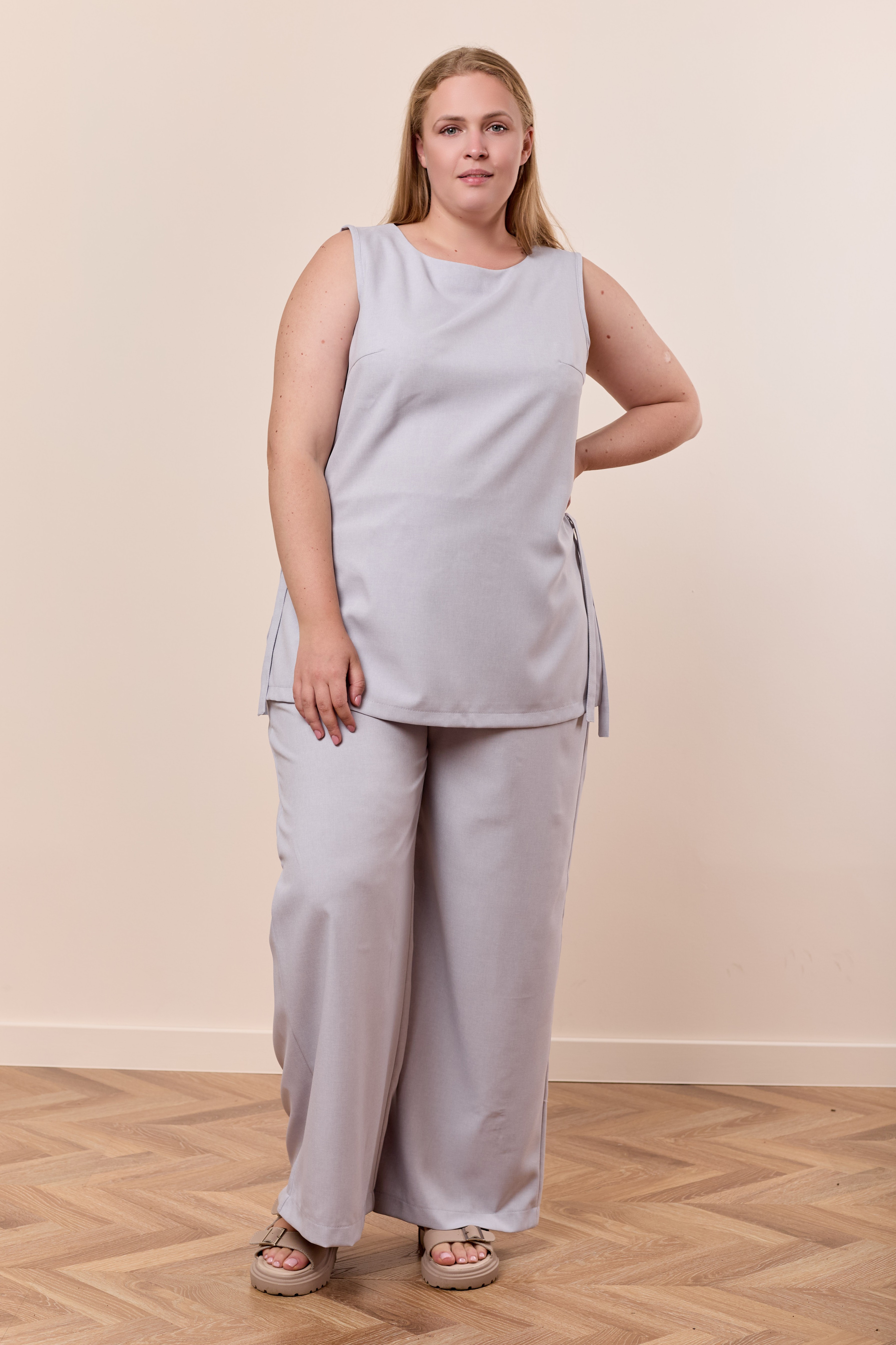 Костюм туника и брюки М325001с - миниатюра 4