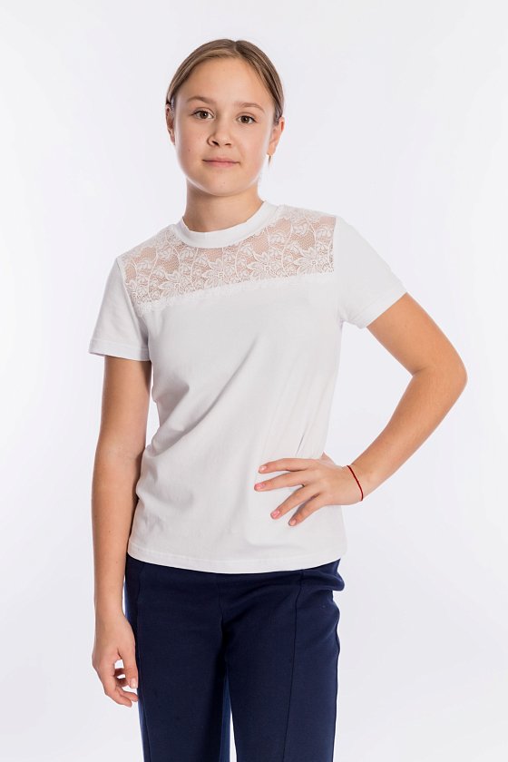 Джемпер с коротким рукавом