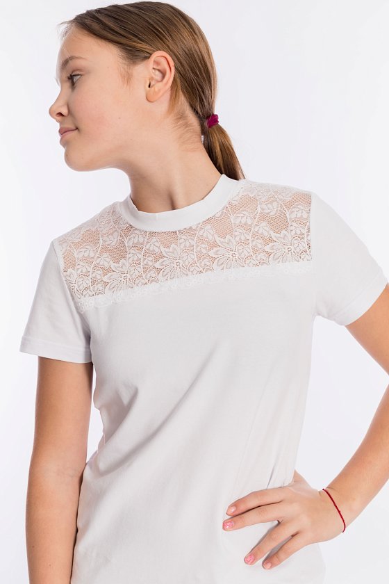 Джемпер с коротким рукавом