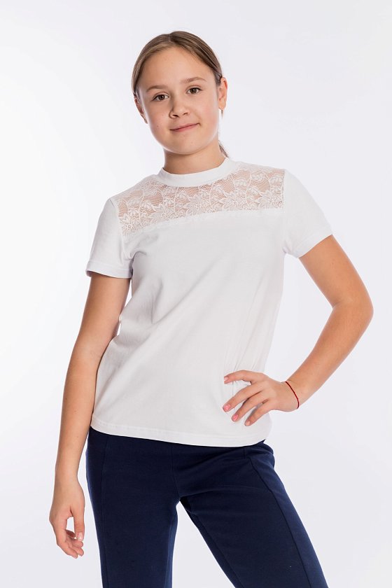 Джемпер с коротким рукавом